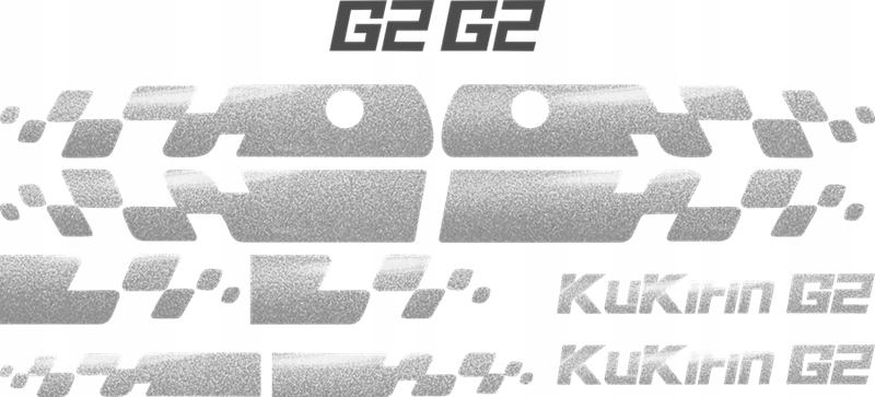 Kukirin G2 Odblaskowe Naklejki Tuningowe Zmiana Koloru Bezpieczeństwo