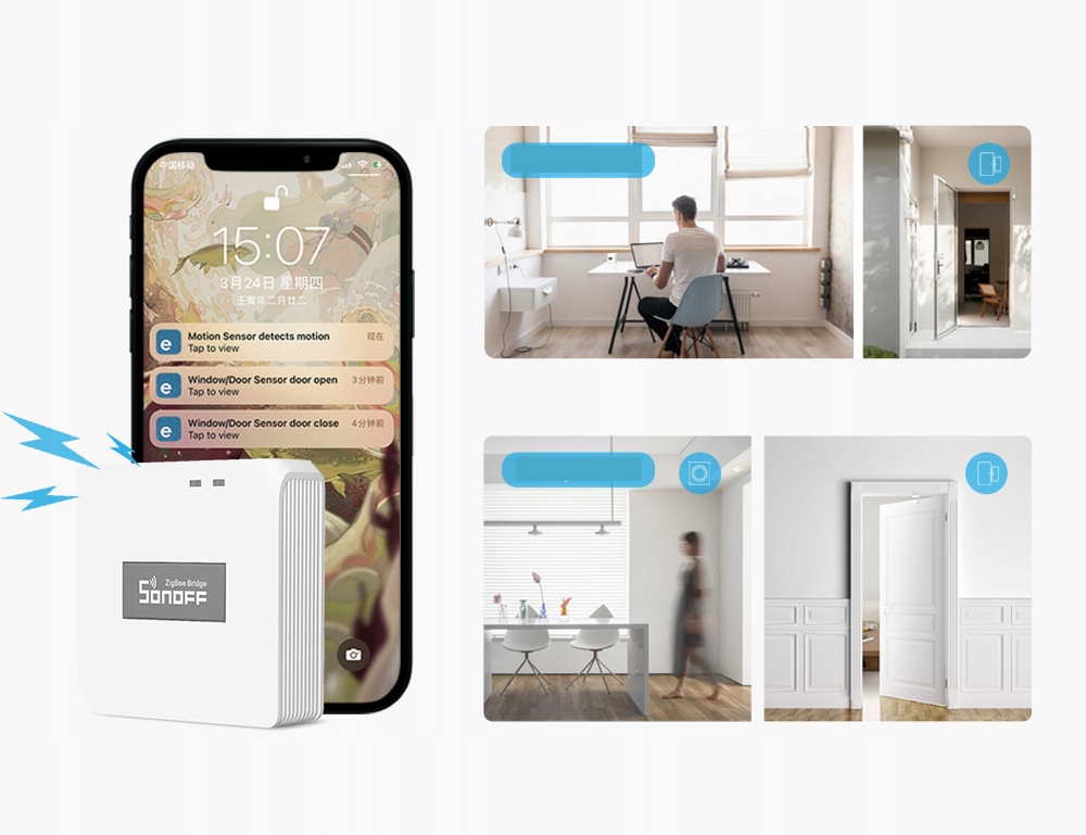 SONOFF Bramka Zigbee 3.0 Pro Inteligentny dom Marka Sonoff