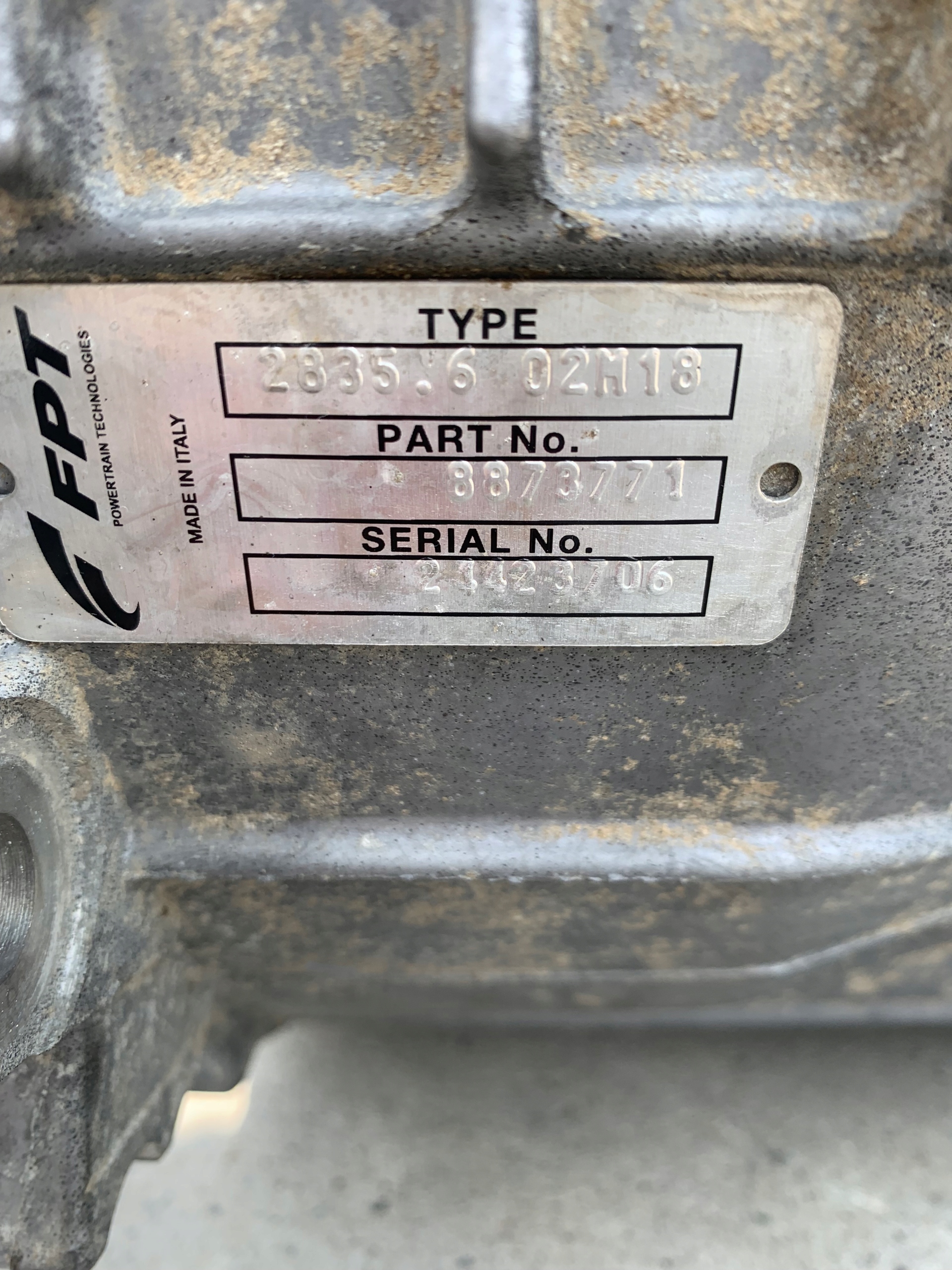 CAMBIO 6 IVECO DAILY 2.3 HPI 8873771 2835.6