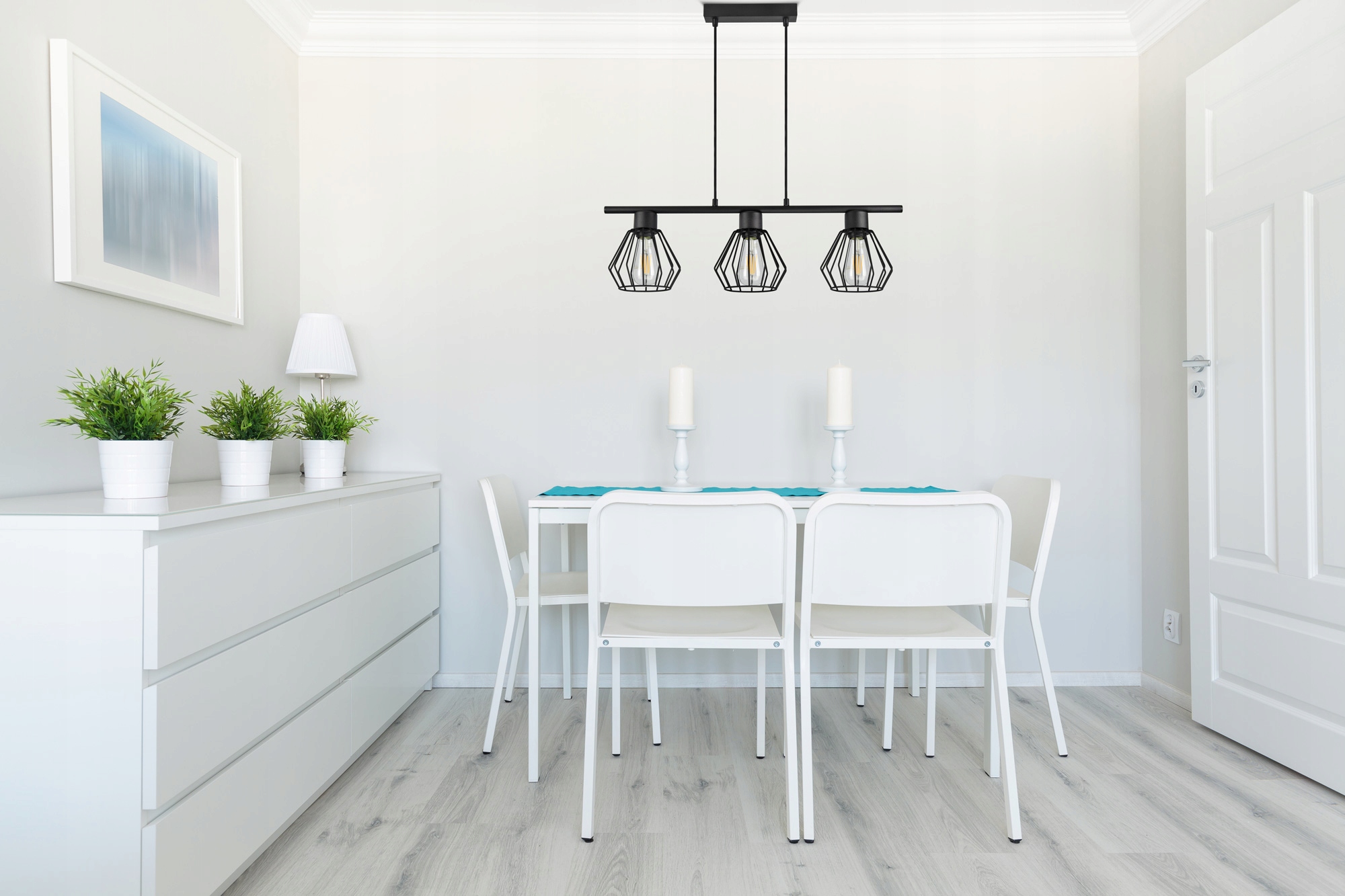 LAMPA WISZĄCA ŻYRANDOL BRYLANT LOFT EDISON DRUT Długość/wysokość 100 cm