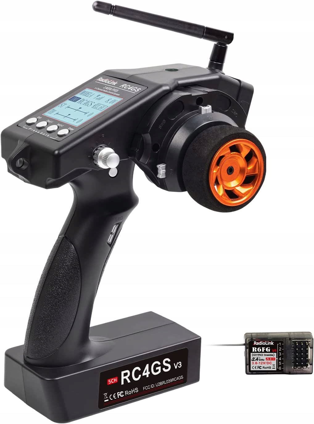 

RadioLink Radio pistoletowe RC4GS V3 R6FG żyro