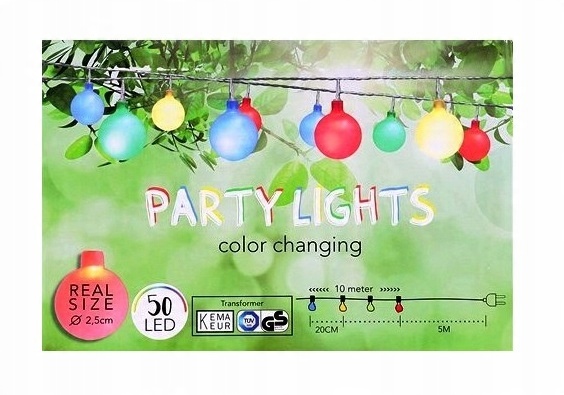 

Girlanda Ogrodowa Led 230V Kolor Rgb Pastelowy