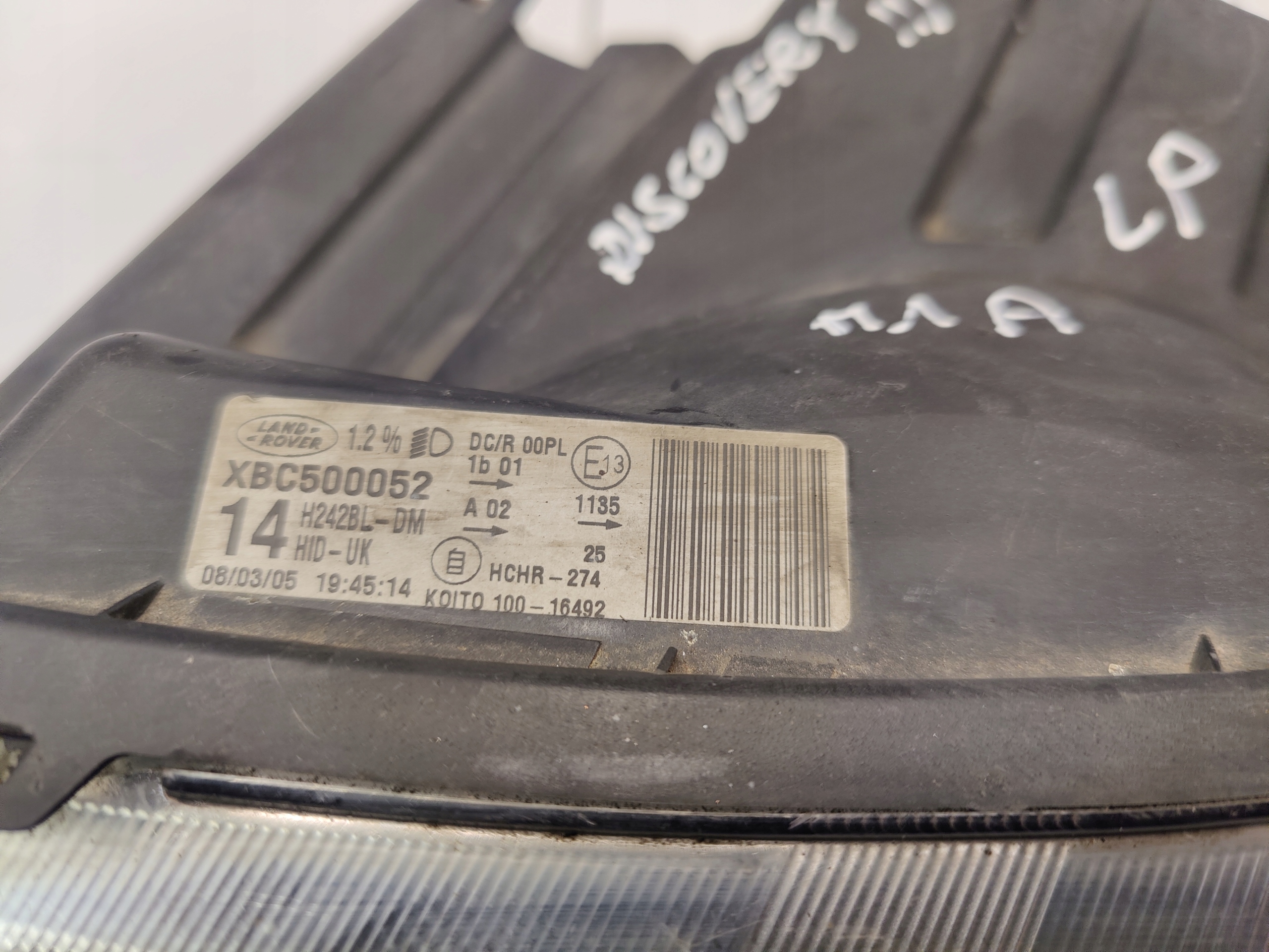LAND ROVER DISCOVERY III light left front front XBC500052 UK