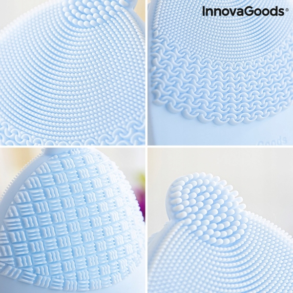 Szczoteczka do czyszczenia twarzy InnovaGoods Kolor dominujący niebieski