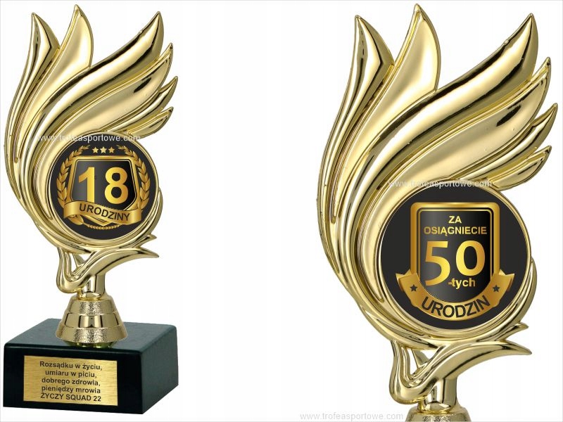 

statuetka na 18 20 30 40 50 urodziny Piękne