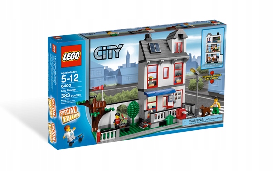 Klocki Lego City Zestaw Kamienica Dom w mieście 8403