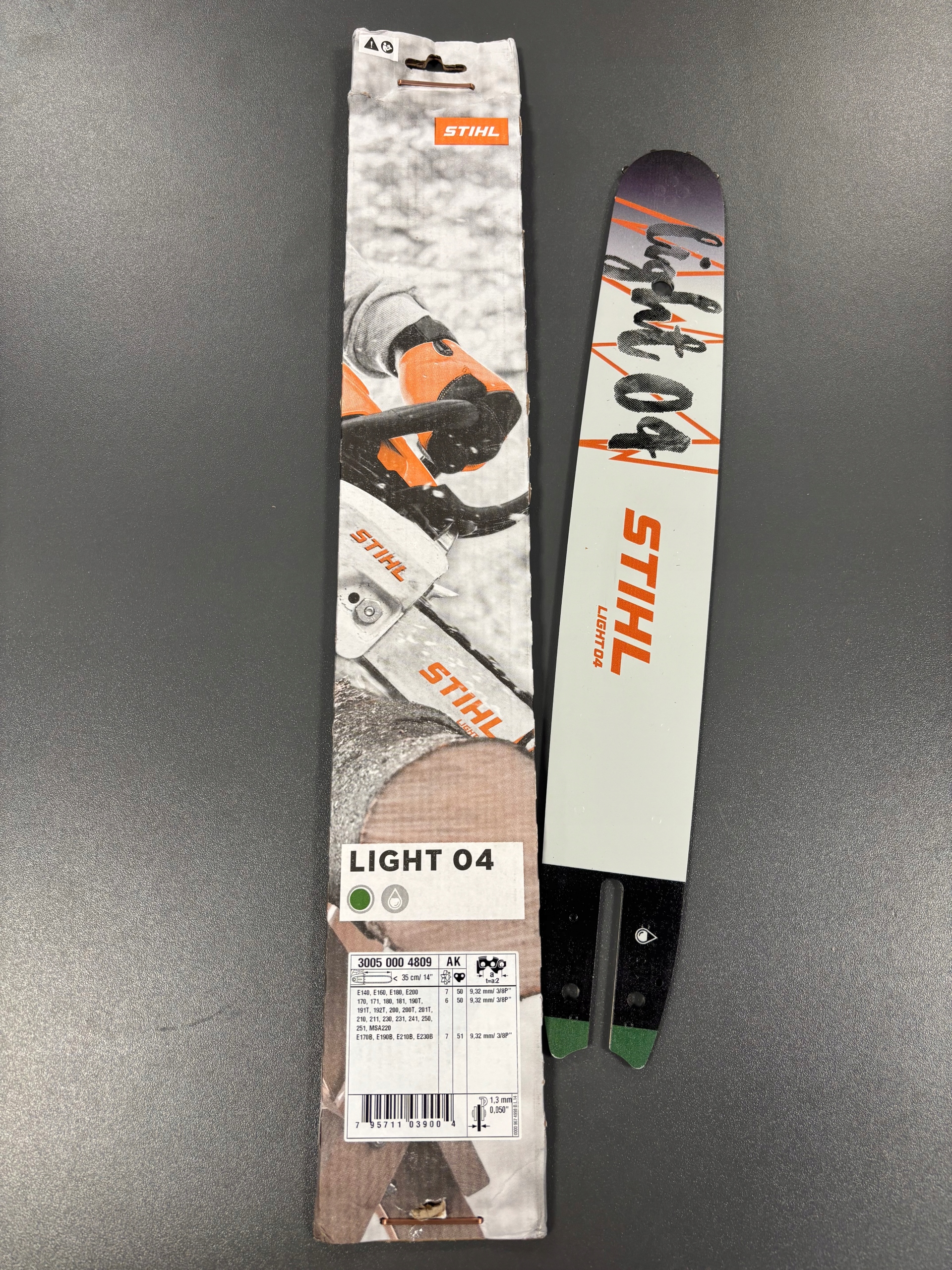 Prowadnica Stihl 35cm 3/8" 1,3mm Ms 211 Ms 230 Ms 231 Ms 250 -3005 000 4809