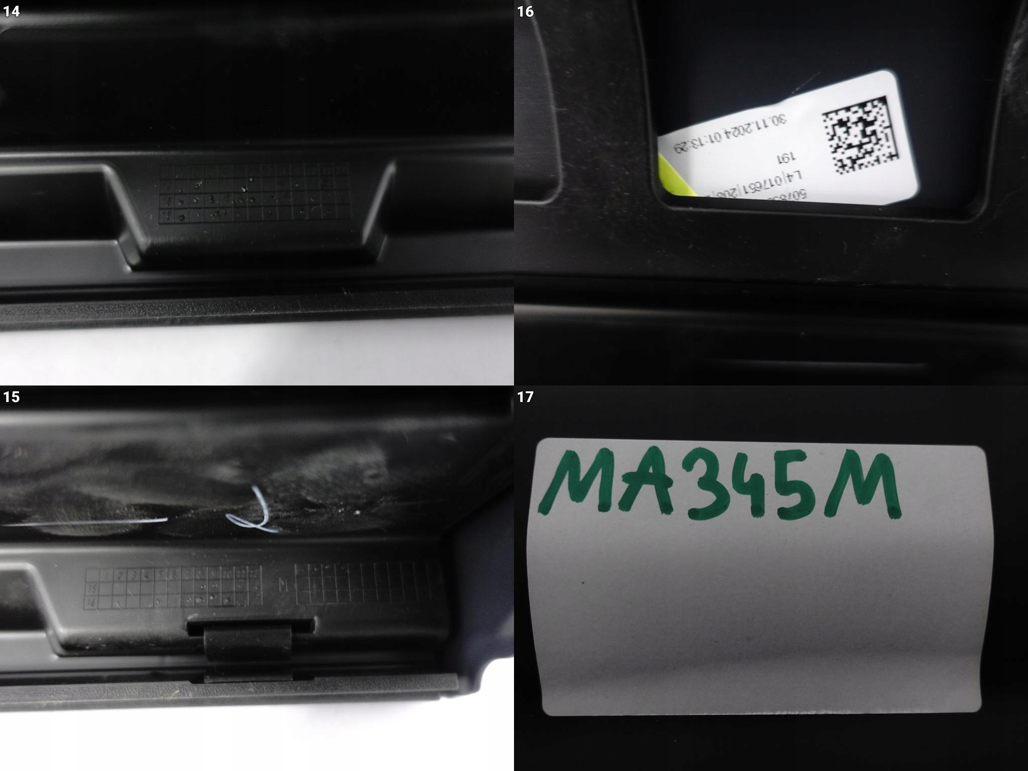 AUDI Q2 81A S-LINE 16- moulding cover cap for door front right ORG