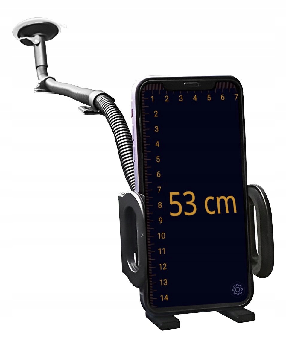 Uchwyt Samochodowy Telefonu do Szyby Długi 53cm Samochodu Auta telefon