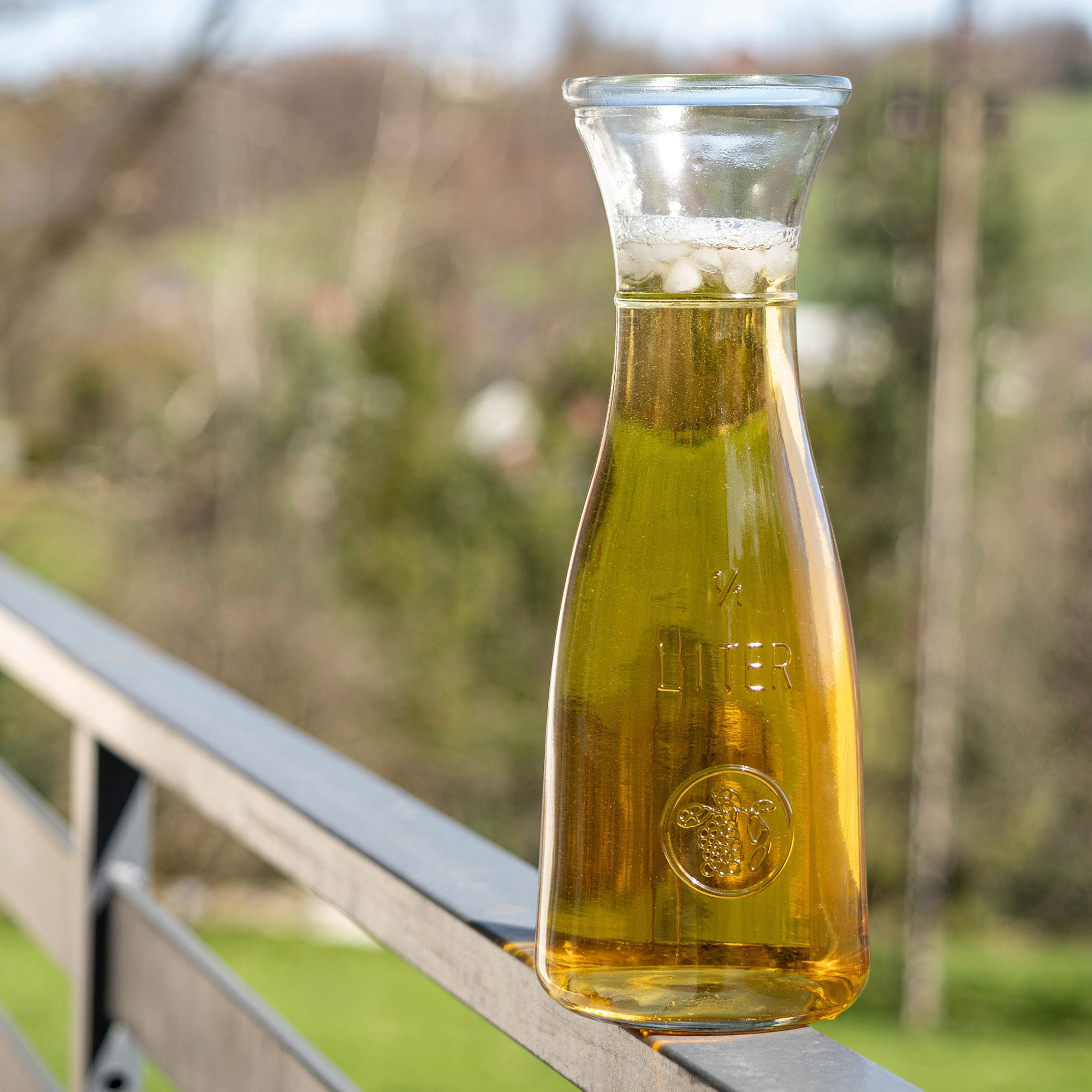 KARAFKA NA WODĘ SZKLANA DZBANEK SZKLANY 1L LEMONIADĘ NAPOJE KOMPLET 2szt Marka Kadax