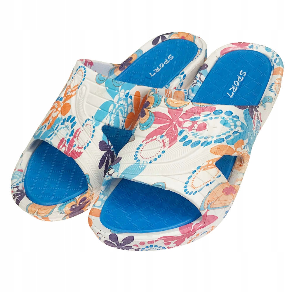 

Klapki damskie piankowe basen Bloom Niebieskie 39