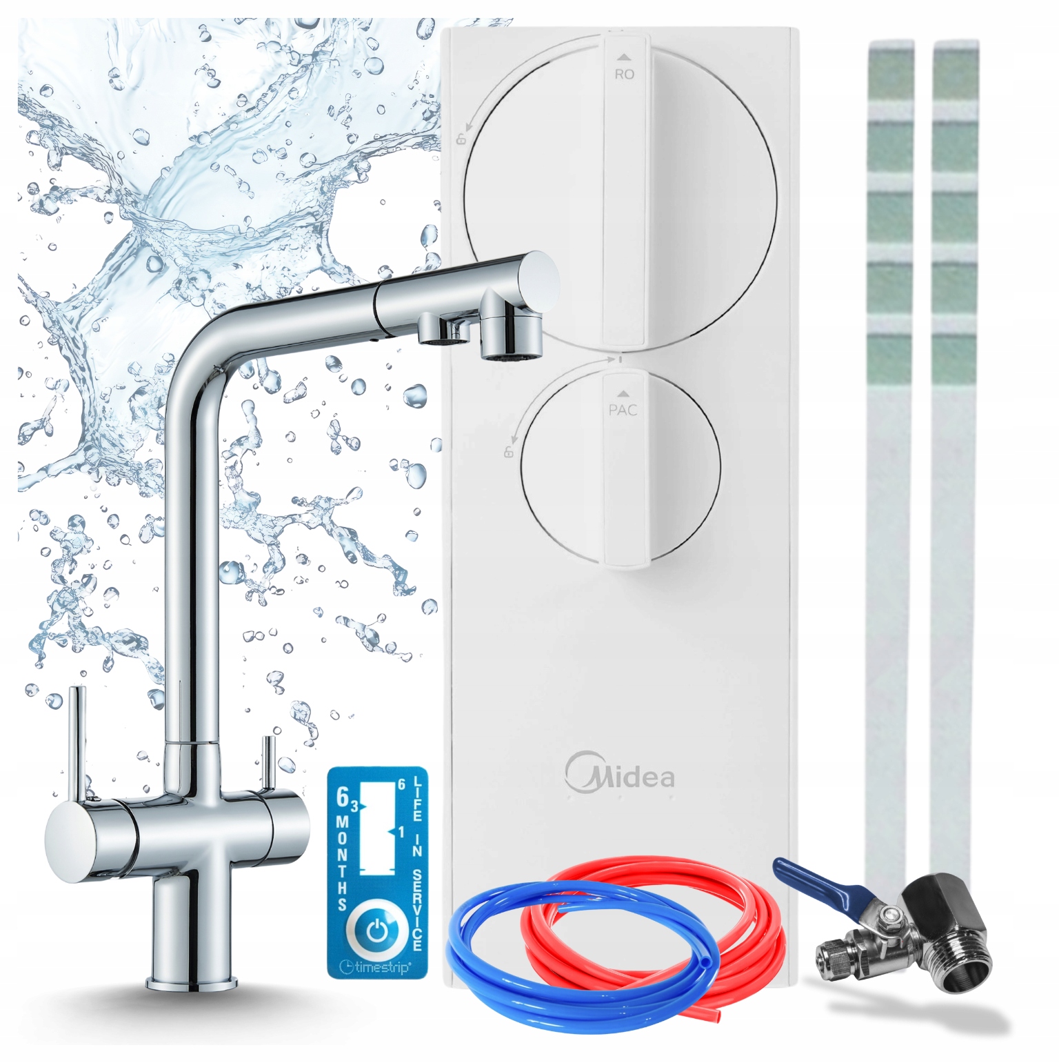 Kuchyňský Kohoutek Na Vodní Filtr Pzh A Filtr Midea RO5 400GPD Reverzní Osmóza