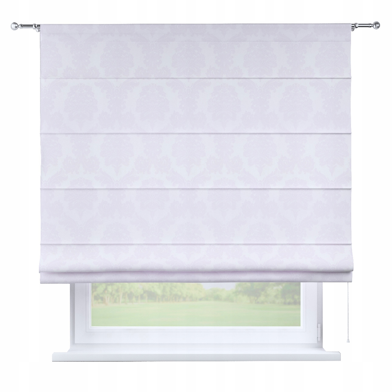 Hotová rímska roleta Torino 120 x 170 cm biela