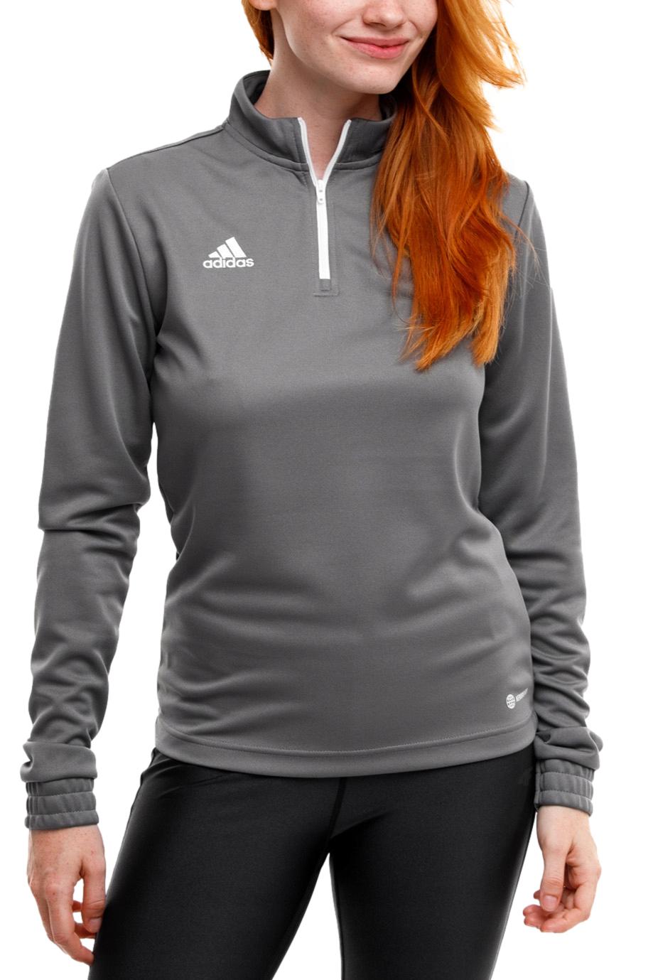 Mikina adidas Entrada 22 Sportovní Tréninková Roztahovací zip 1/4 M