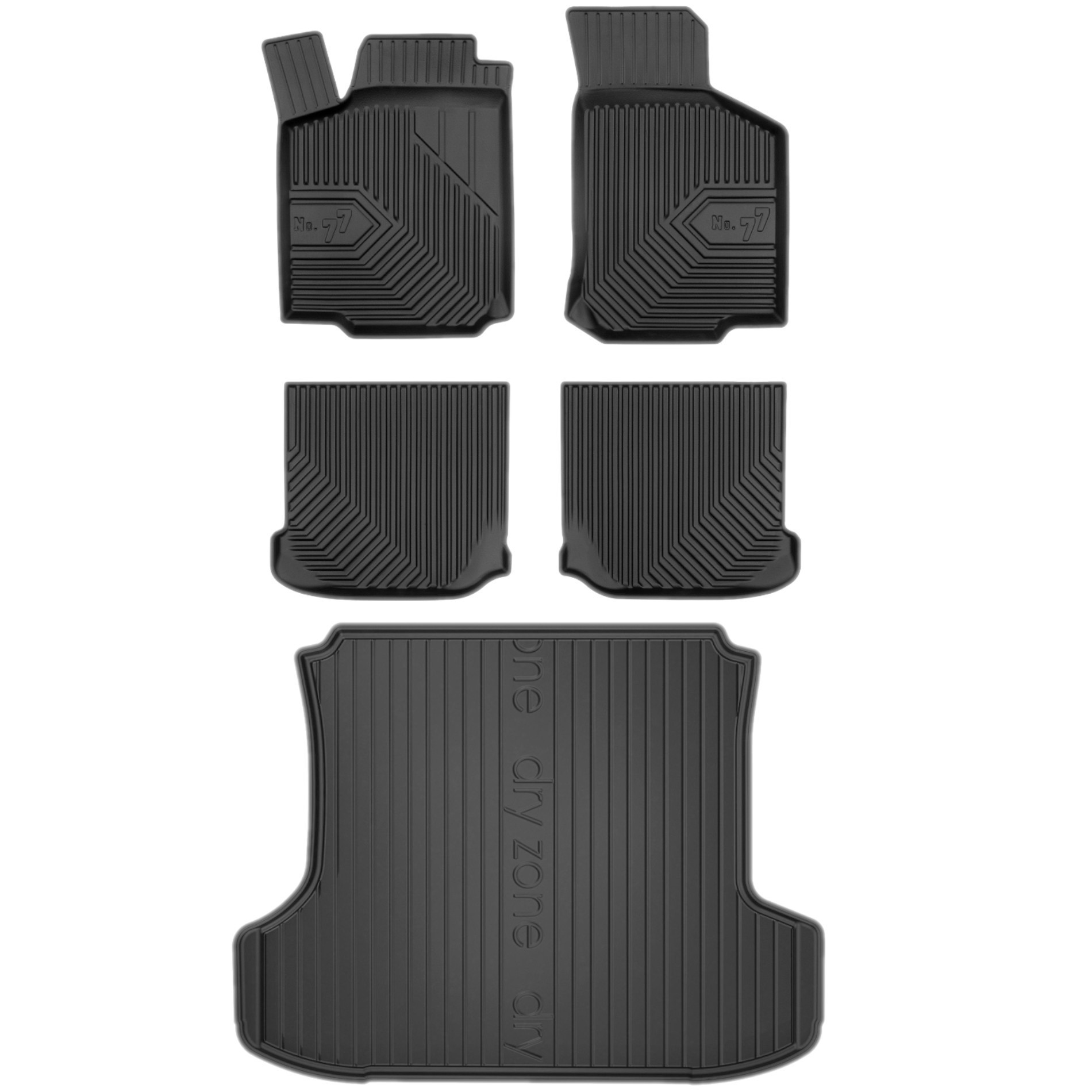 Gumové rohože rohož batožinového priestoru Seat Toledo II 2 98- bez nastaviteľnej podlahy