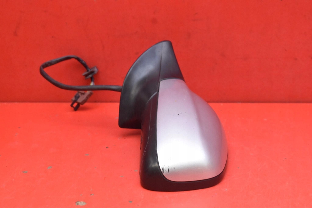 mirror left silver EU PEUGEOT 407 1 and SW 04-10 7 PIN