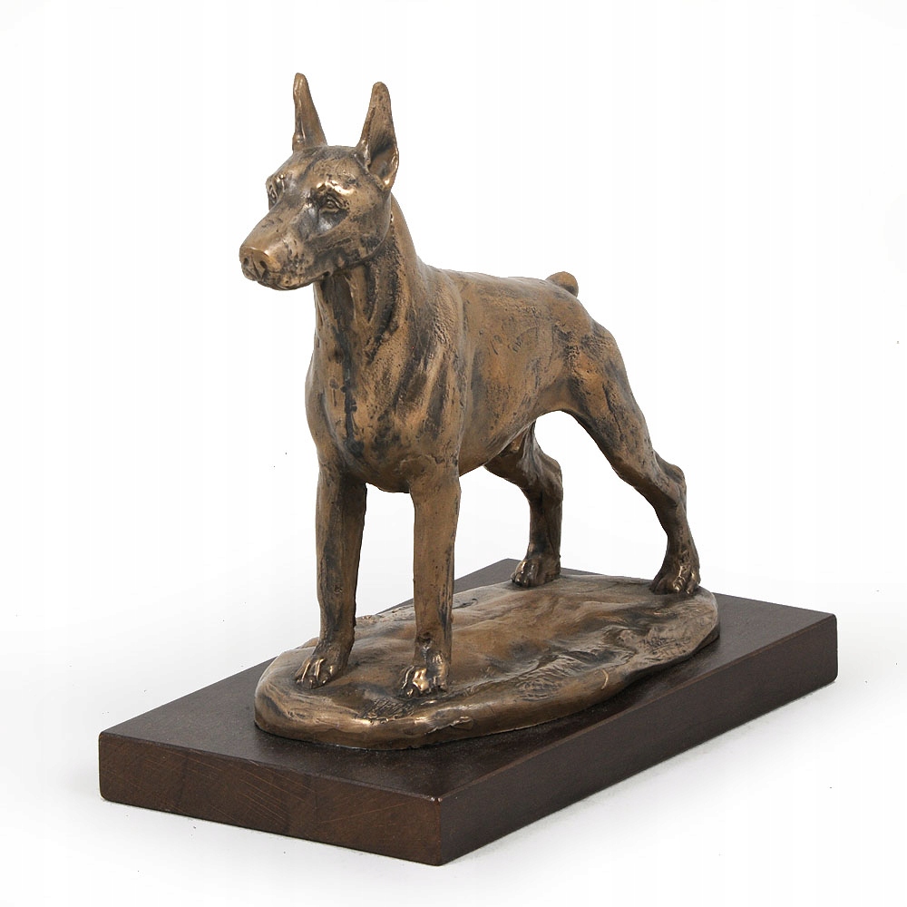 Doberman figúrka psa na stôl, soška, socha, socha