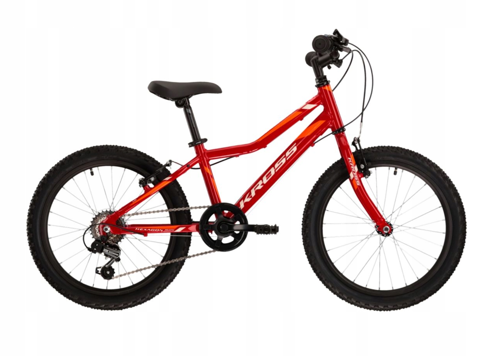 Rower dziecięcy Kross Hexagon Mini 1.0 koło 20” czerwony Rama 11 cali