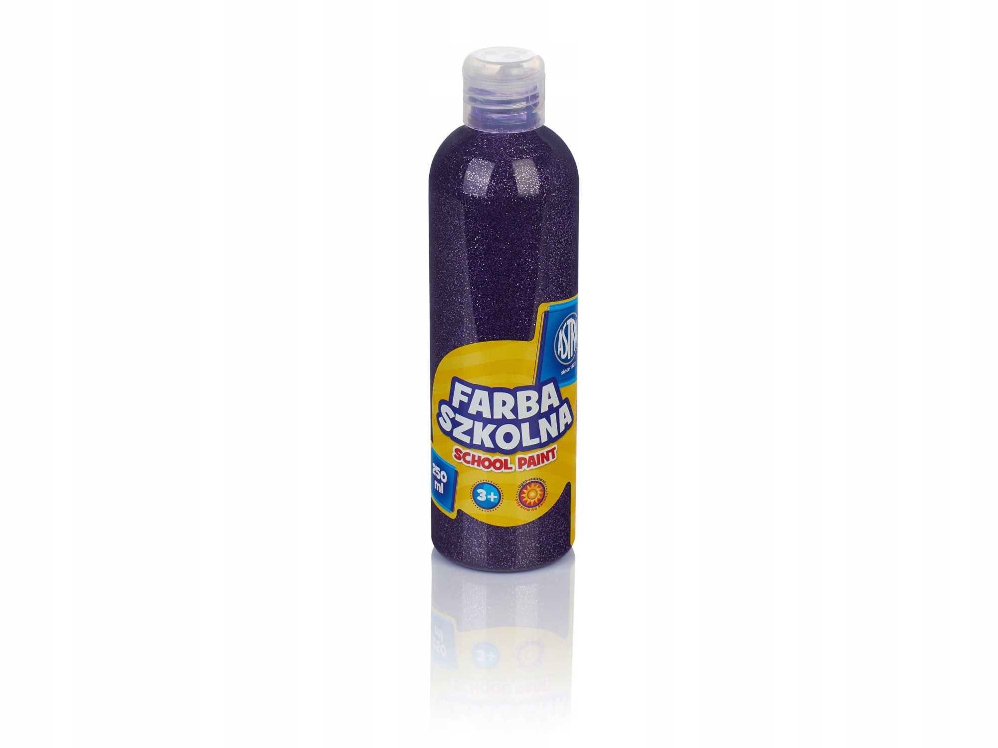 

Farba plakatowa Astra 250 ml fioletowa brokatowa