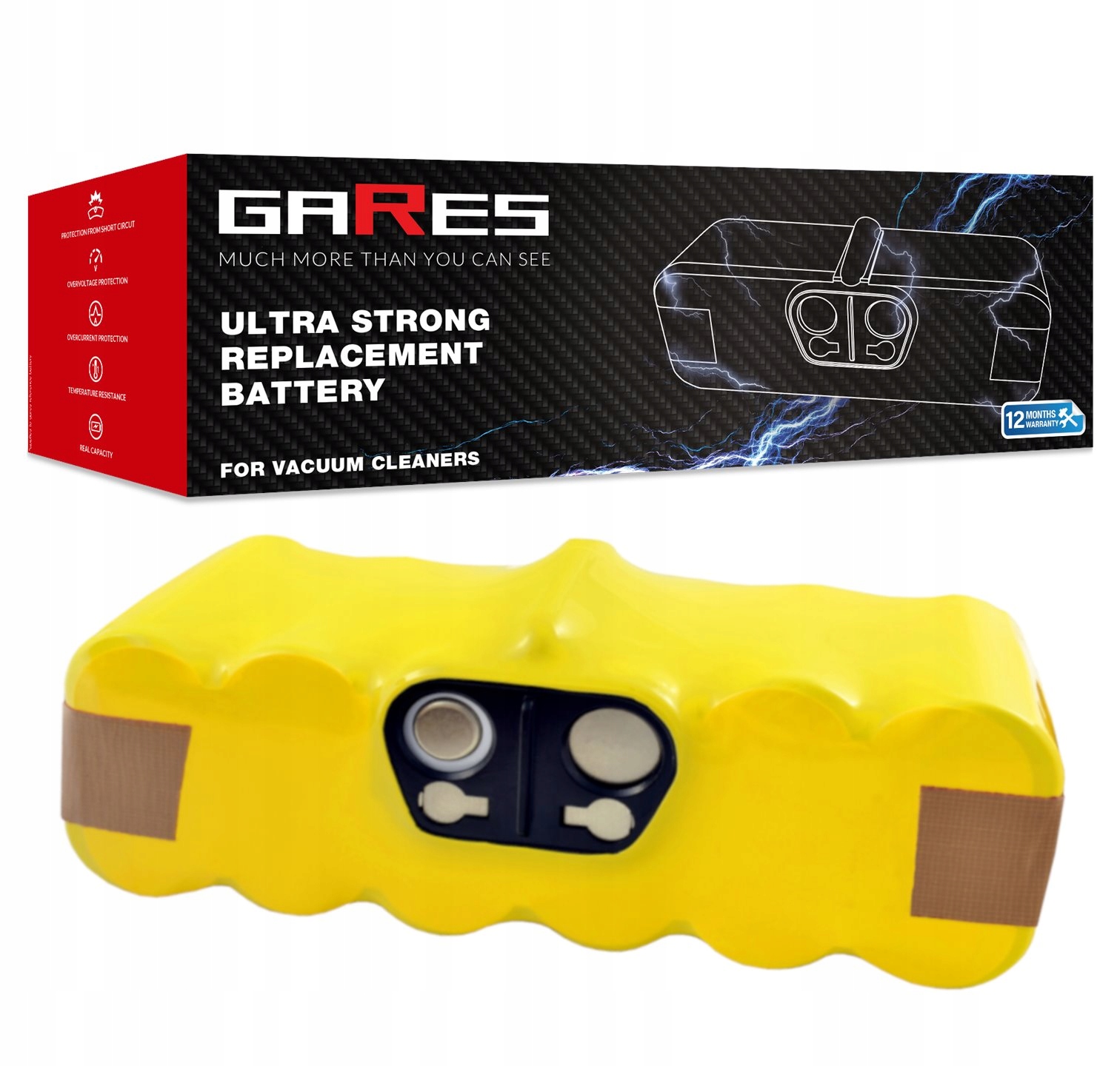 Baterie Akumulátor pro iRobot Roomba 562 720 654 750 761 632 14,4V 3Ah