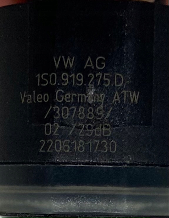 LAMBORGHINI AVENTADOR S sensor pdc 1S0919275D