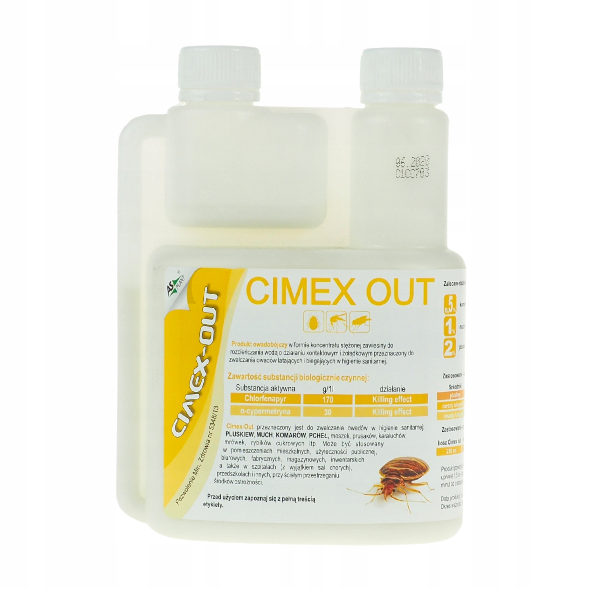 

Cimex Out 500ml trucizna środek na pluskwy prusaki