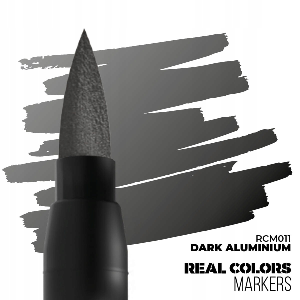 AK Interactive RCM011 Marker Real Color Dark Aluminium Nazwa Ak RCM011 DARK ALUMINIUM - RC MARKER