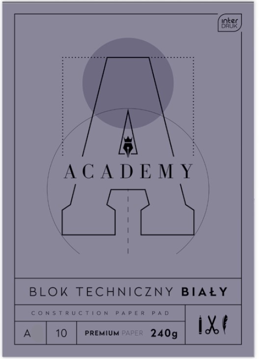 

Blok Techniczny A4/10 Premium 240G Interduk