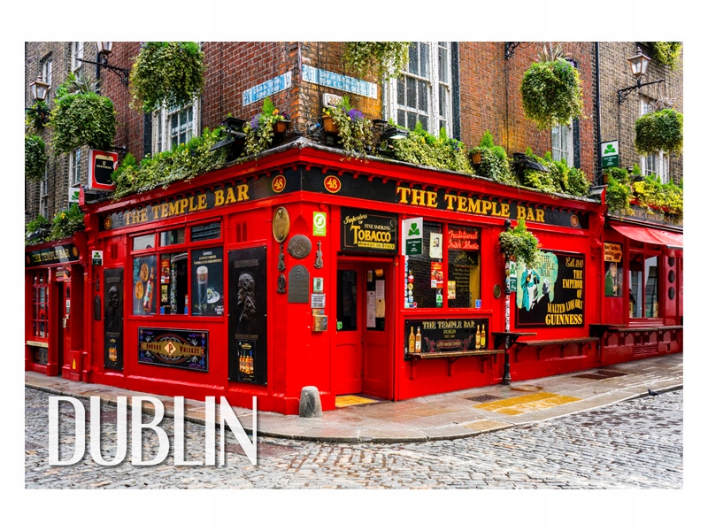 DUBLIN - Pub - Miasto - Relaks - Magnes na lodówkę