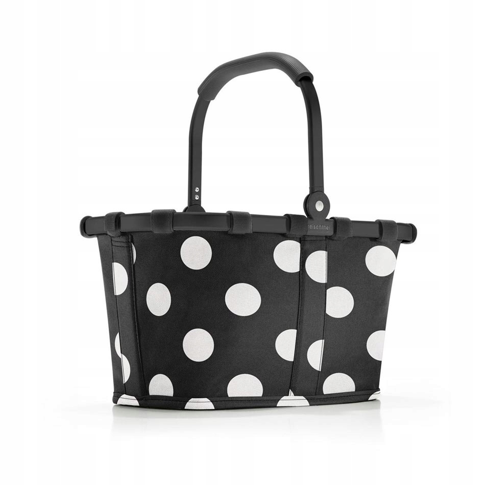 Nákupní košík Carrybag Frame Xs Dots white Reisenthel