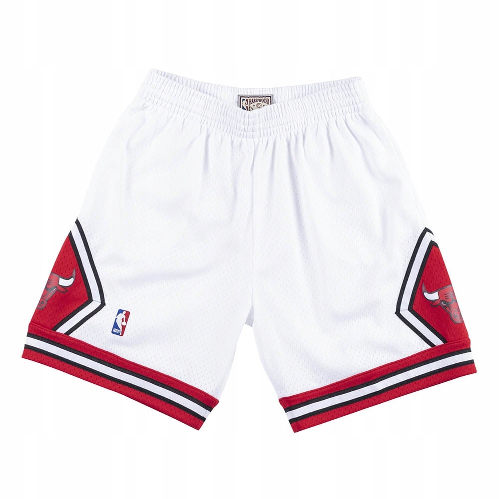 Spodenki Mitchell & Ness NBA CHICAGO BULLS WHITE / WHITE - M