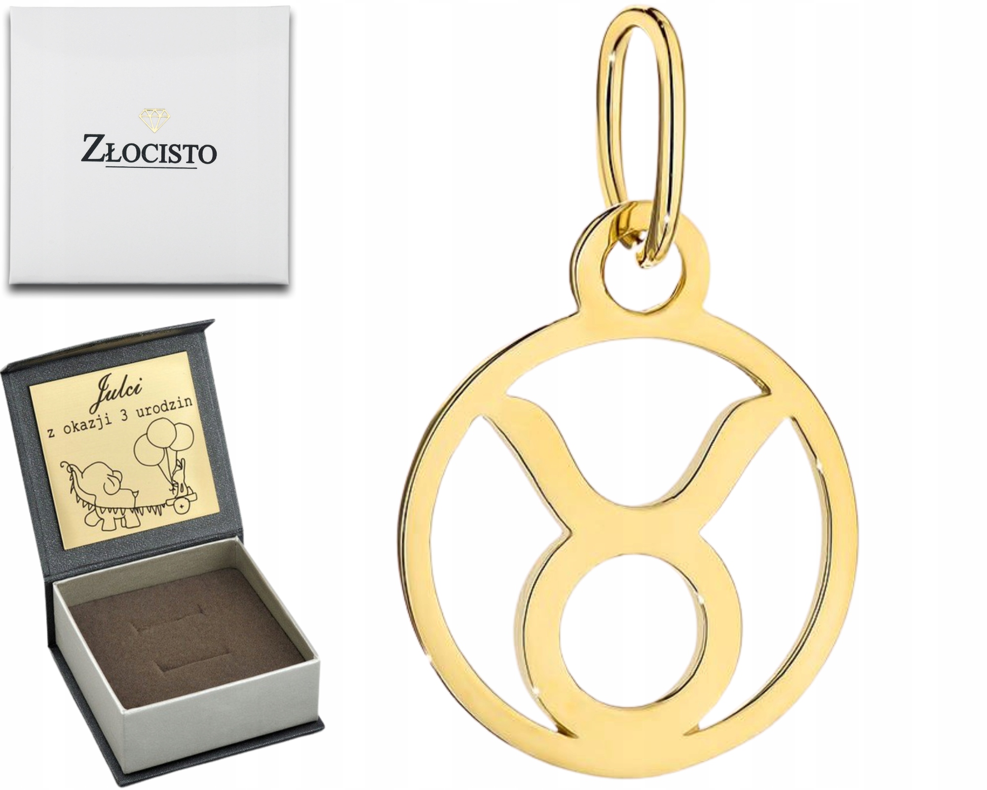 Znamení Zvěrokruhu Býk 585 Souhvězdí Přívěsek Dárková Utěrka