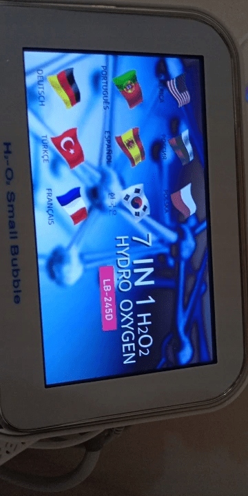 HYDRODERMABRAZJA SPA Profesjonalne Urządzenie Do Twarzy 7W1 + MASKA GRATIS Stan opakowania oryginalne