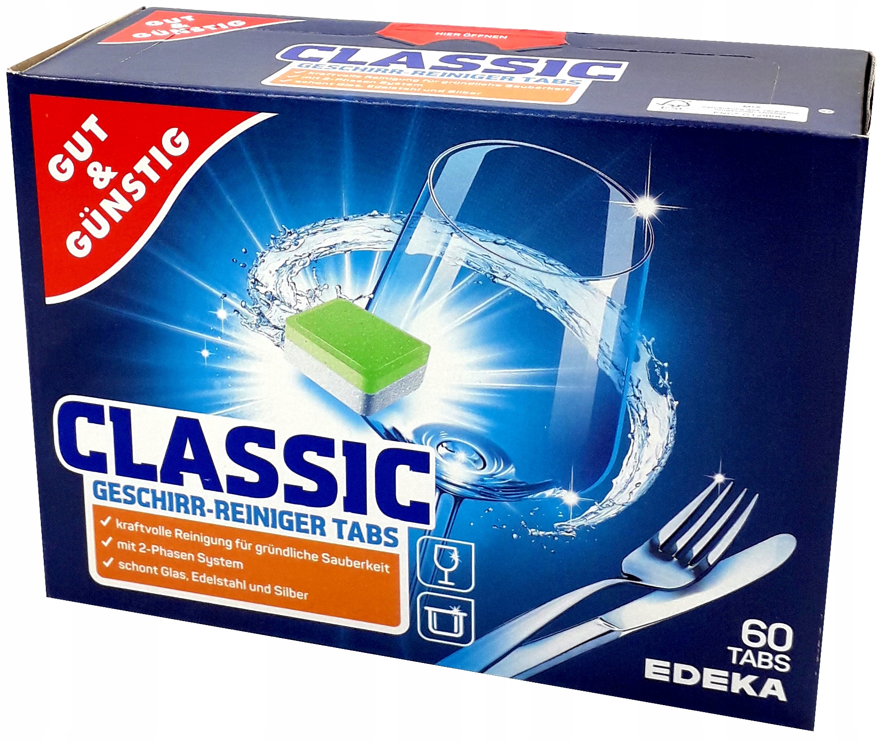 

G&g Edeka Classic tabletki do zmywarki 60szt
