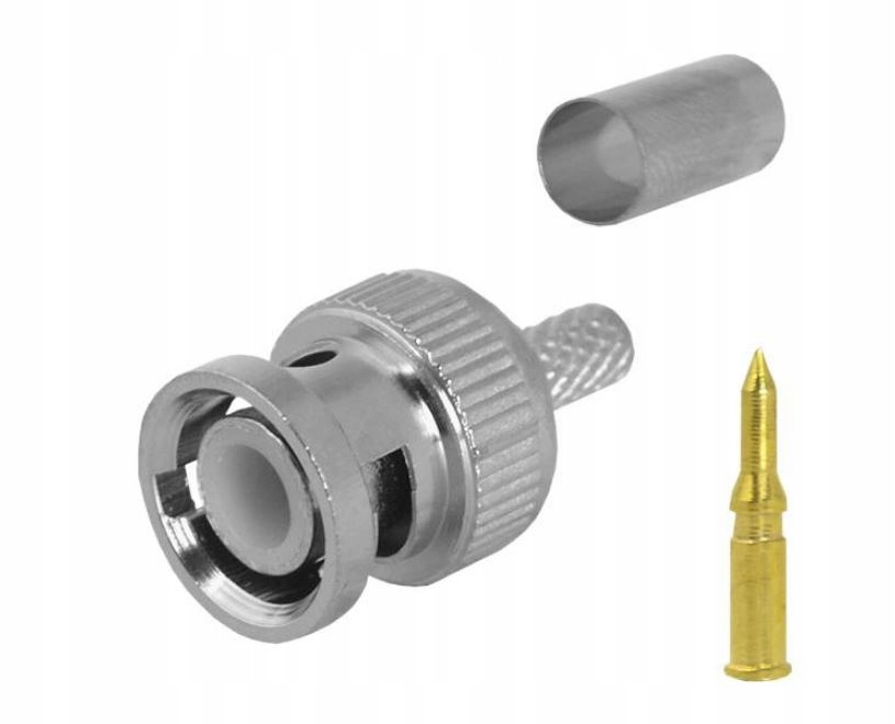 

Wtyk Bnc zaciskany RG58 50 Ohm