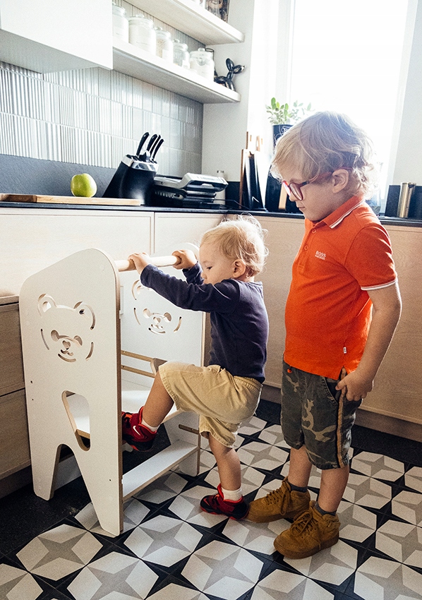 KITCHEN HELPER POMOCNIK KUCHENNY DLA DZIECI MDF + DREWNO POLSKI PRODUKT EAN (GTIN) 5905771300654