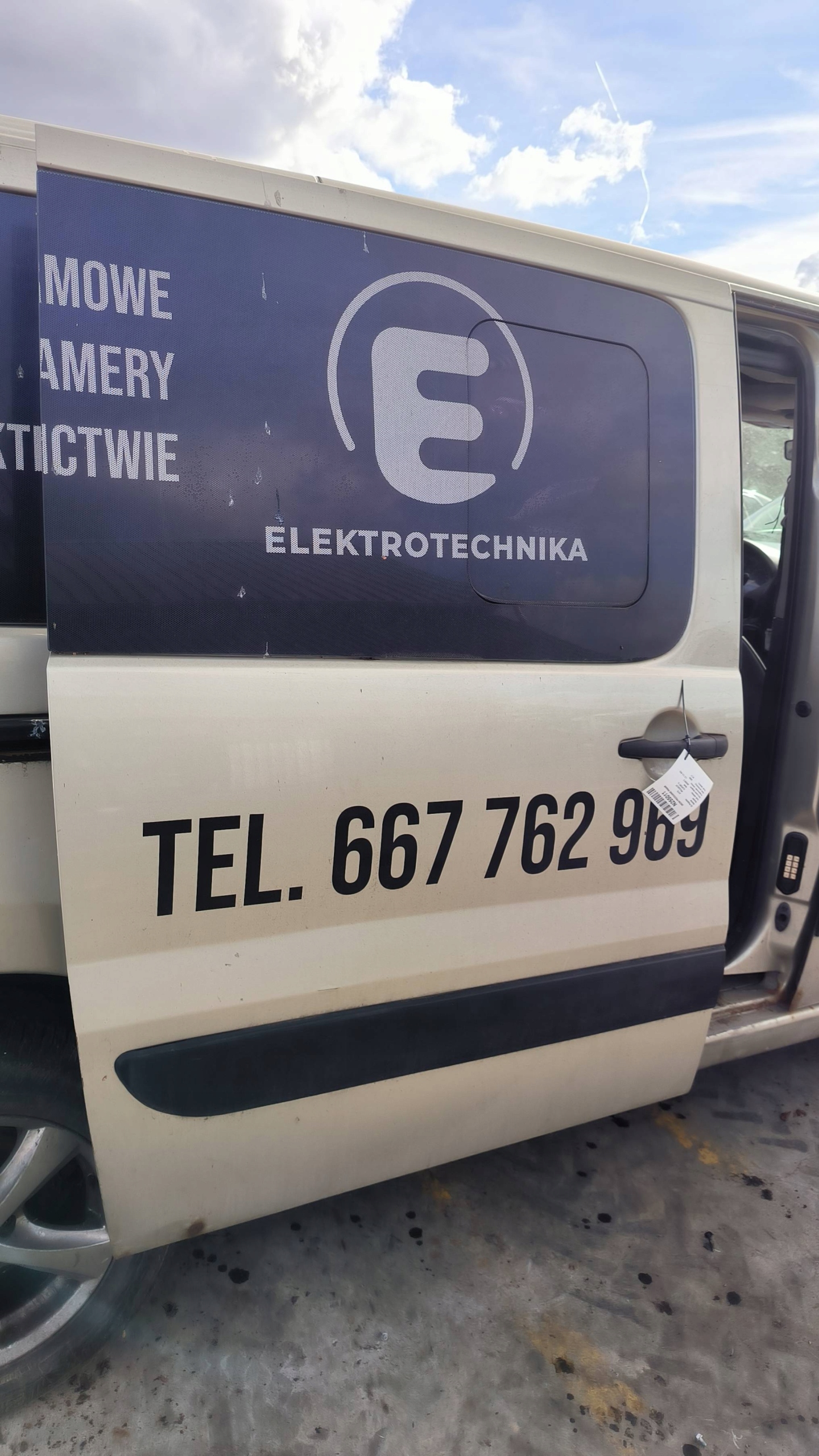 door sliding right KCY PEUGEOT EXPERT II