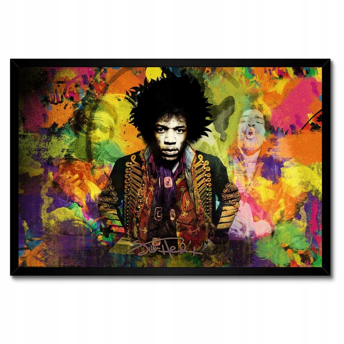 Plakáty v rámu 60x40 Jimmy Hendrix