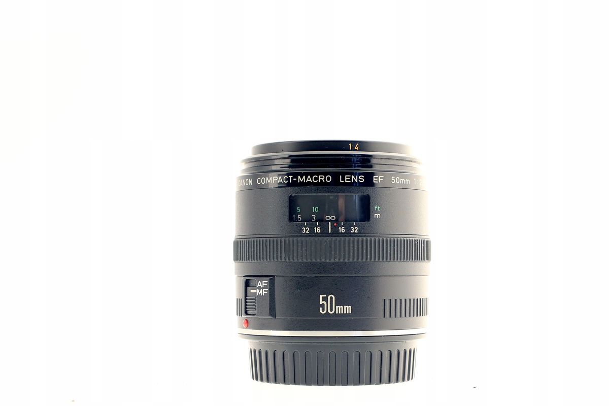 Canon EF 50 mm MACRO GRATIS FILTR UV Model EF 50mm f/2.5 Compact Macro