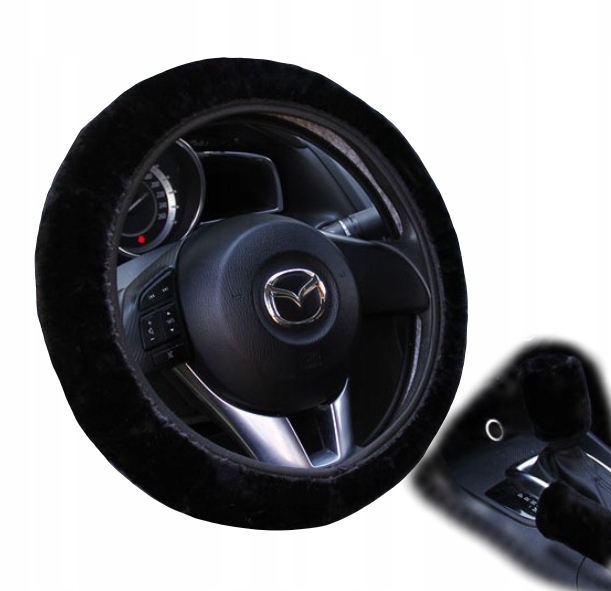 

Pokrowiec Nakładka Na Kierownice Miła Miś Czarny