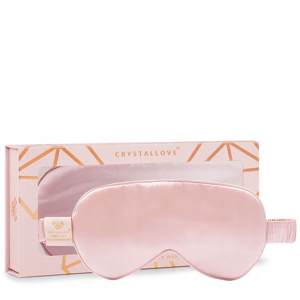 

Crystallove Opaska na oczy z Jedwabiu Na Prezent