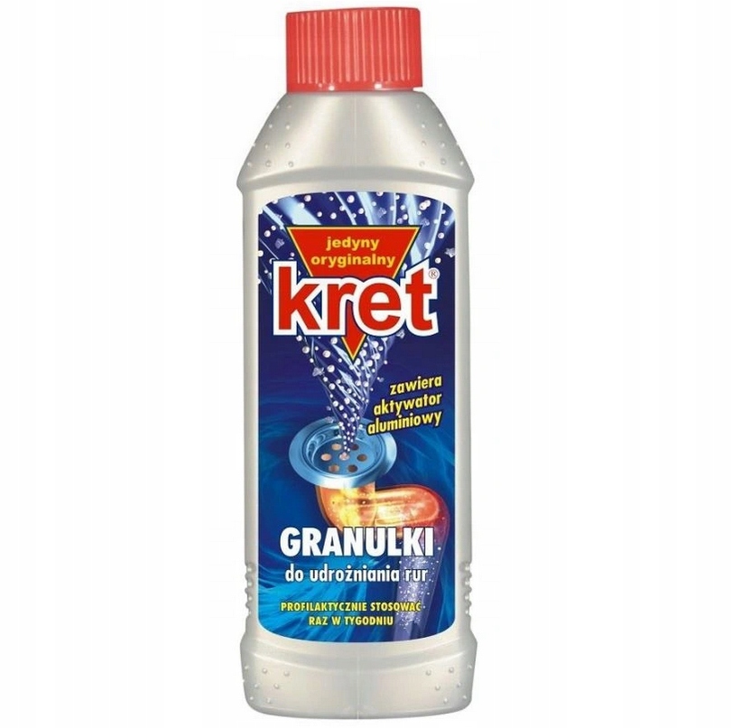 

Kret Granulki do udrożniania rur 400g