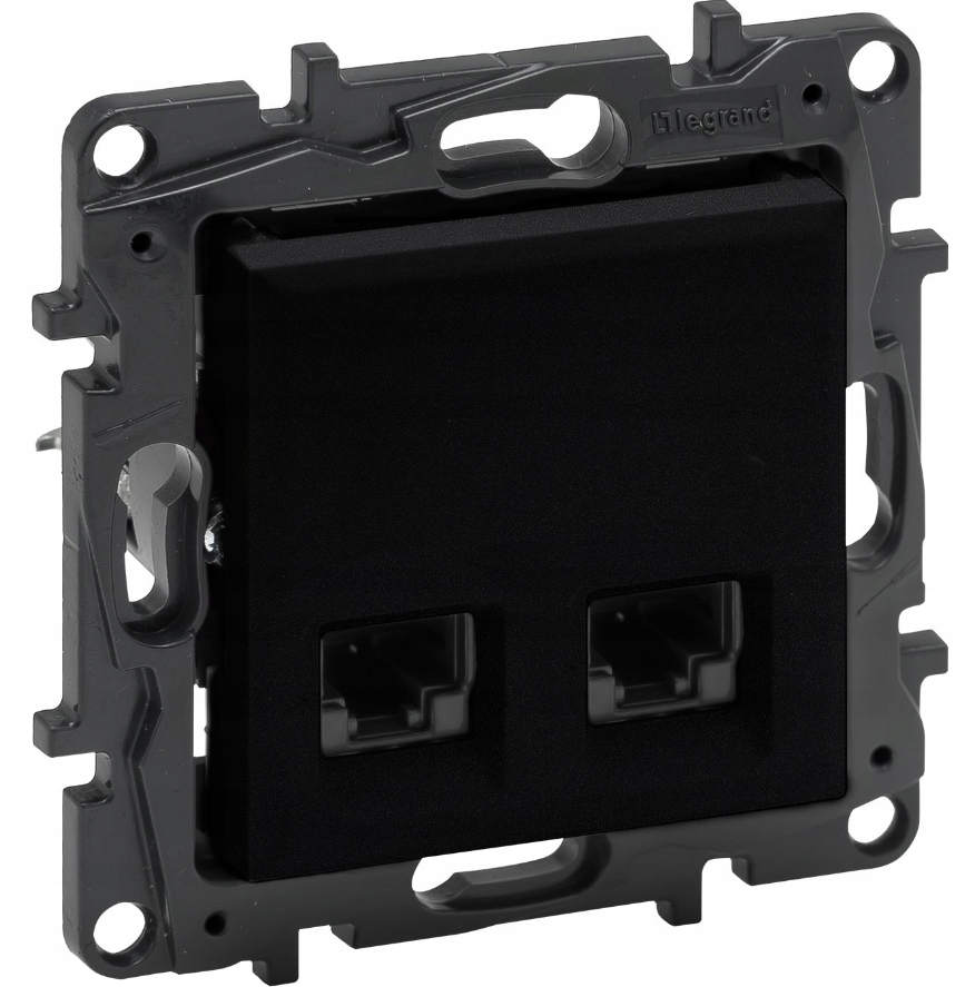 

Niloe Step Gniazdo komputerowe X2 RJ45 czarne