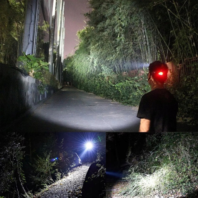 MOCNA LATARKA CZOŁOWA 3 x LED T6 CREE CZOŁÓWKA AKU Liczba trybów 4