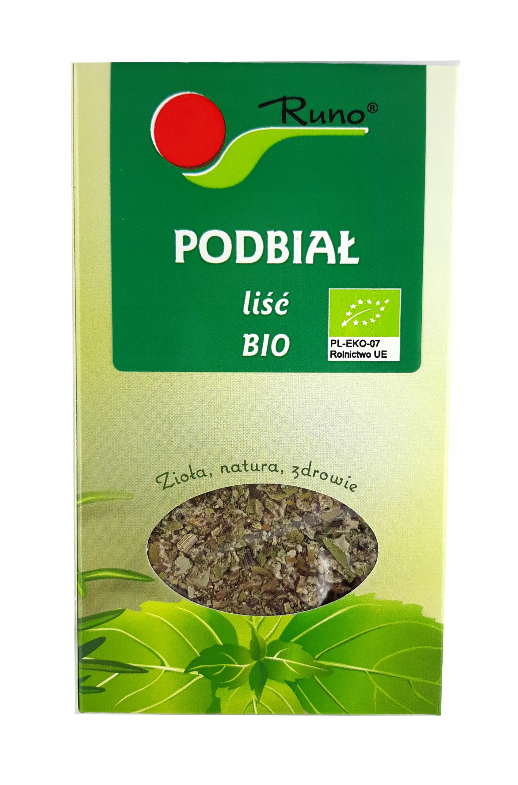

Podbiał pospolity liść Bio 50g Runo Certyfikat Eko