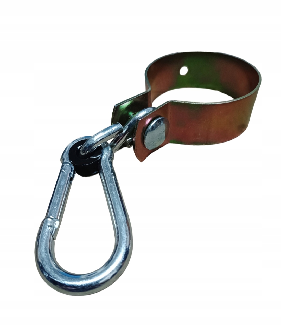 HAK DO HUŚTAWKI, OBEJMA DO BELKI, HUŚTAWKA, FI 120 Waga produktu z opakowaniem jednostkowym 0.45 kg