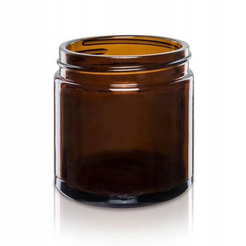 Słoik, pojemnik szklany brązowy 120 ml PREMIUM