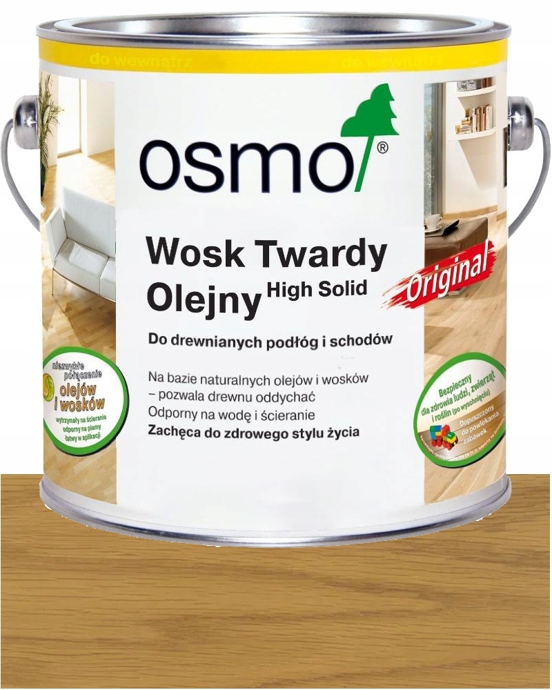 Osmo 3065 tvrdý olejový vosk Orginal Podlahy Nábytok 2,5L Polomat