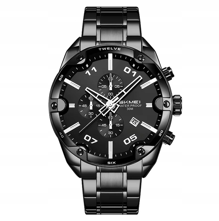 Pánské hodinky Skmei skm.193871e.mn náramek chronograf datumovka stopky