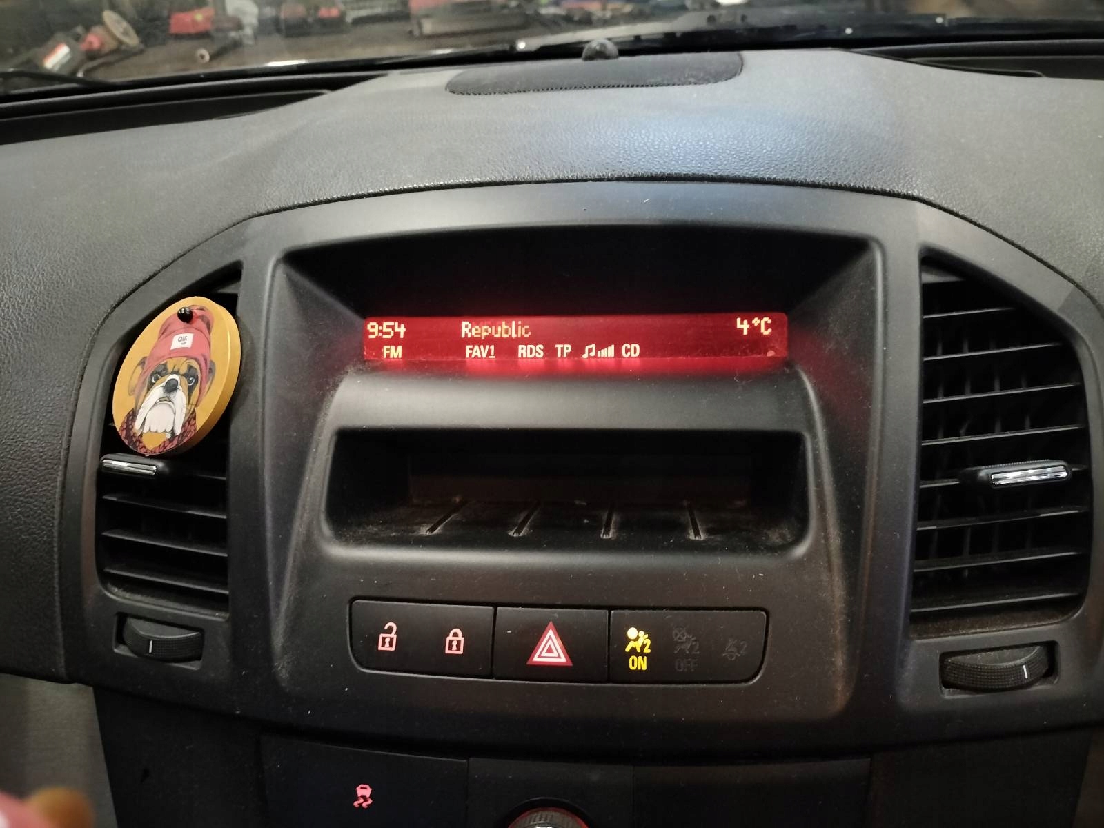 clock display OPEL INSIGNIA A 13233977F